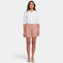 Frankie Relaxed Denim Shorts - Pollyanna -Nydj Apparel Shop MFOSSH8783 S2088 DPA