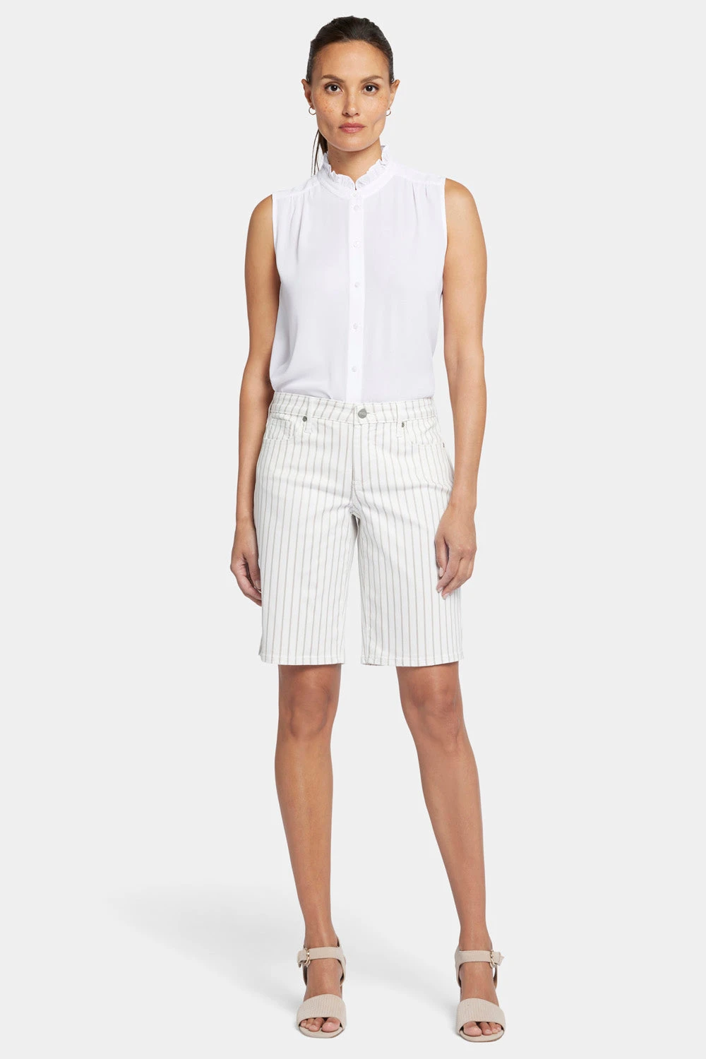 Lilly Denim Shorts - Beach Cruise Stripe 4 Lilly Denim Shorts - Beach Cruise Stripe - Image 4