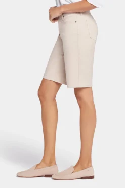 Lilly Denim Shorts - Feather 9 Lilly Denim Shorts - Feather -Nydj Apparel Shop MFOSSH8873 FEATH 3