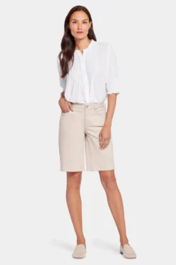 Lilly Denim Shorts - Feather 10 Lilly Denim Shorts - Feather -Nydj Apparel Shop MFOSSH8873 FEATH 4