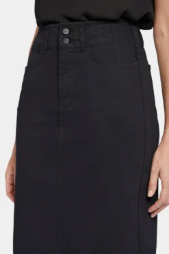 High Waist Skirt - Black -Nydj Apparel Shop MFOSSK8667 858 6