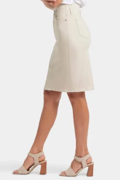 High Waist Skirt - Feather -Nydj Apparel Shop MFOSSK8667 FEATH 3