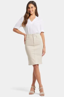 High Waist Skirt - Feather -Nydj Apparel Shop MFOSSK8667 FEATH 4