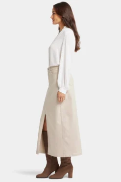 High Rise Long Skirt - Feather -Nydj Apparel Shop MFOSSK8986 FEATH 5