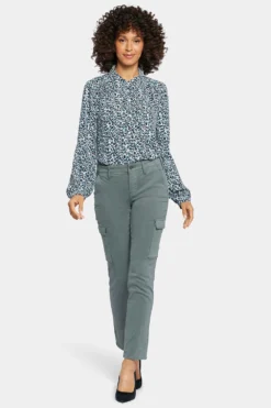 Sheri Slim Jeans - Sage Leaf 10 Sheri Slim Jeans - Sage Leaf -Nydj Apparel Shop MFOSSS8898 SAGLF 4