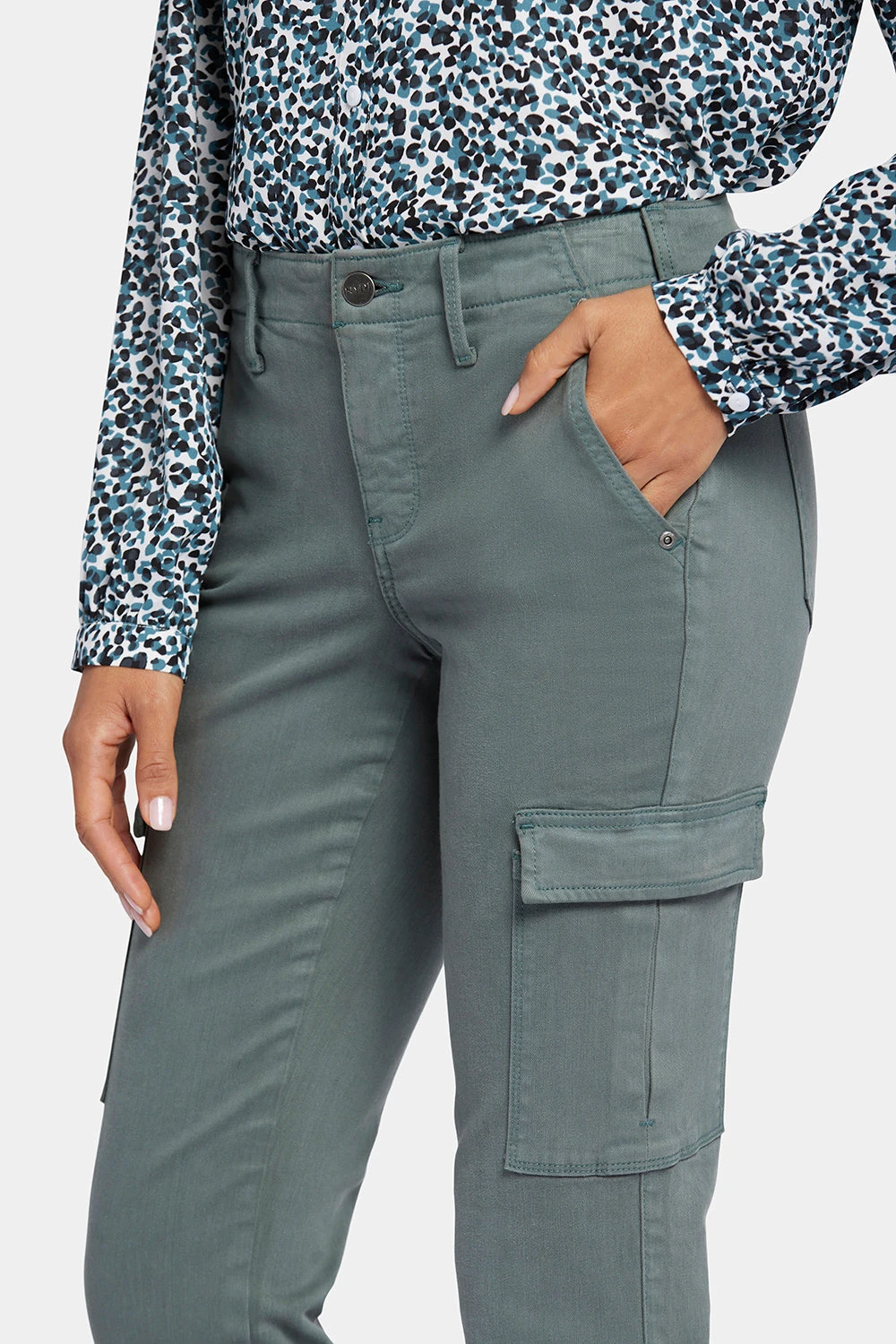Sheri Slim Jeans - Sage Leaf 6 Sheri Slim Jeans - Sage Leaf - Image 6