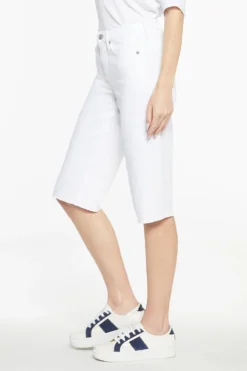 Kristie '80s Bermuda Denim Shorts - Optic White 8 Kristie '80s Bermuda Denim Shorts - Optic White -Nydj Apparel Shop MFOZ8530 157 3