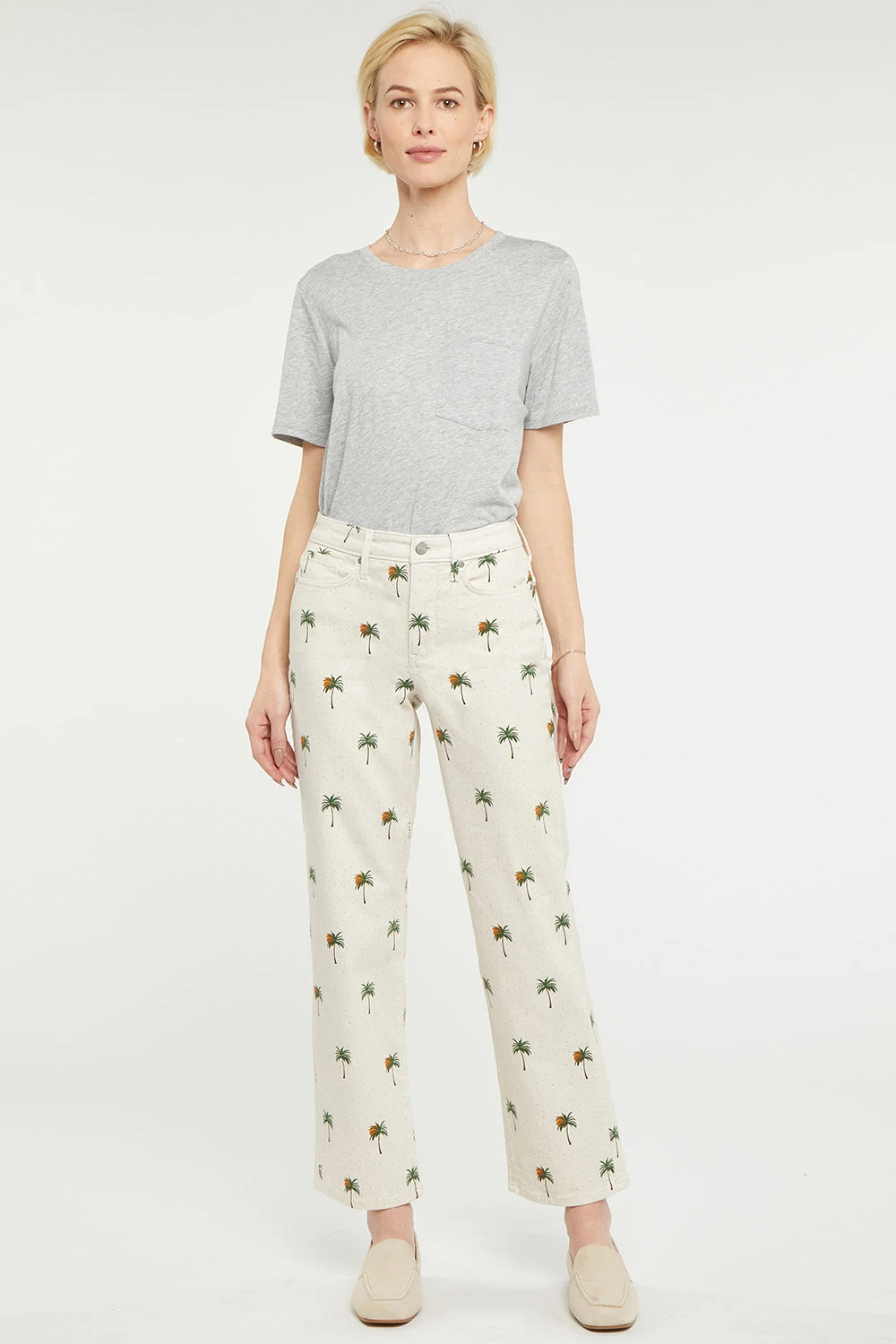 Relaxed Straight Ankle Jeans - Cirque Des Palmes 1 Relaxed Straight Ankle Jeans - Cirque Des Palmes