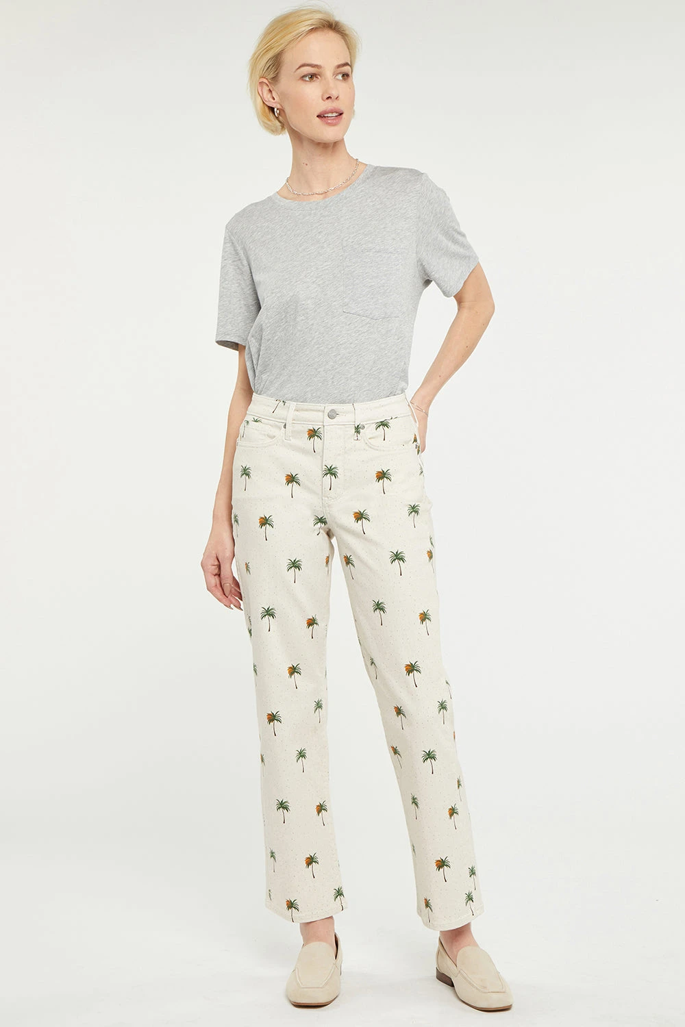 Relaxed Straight Ankle Jeans - Cirque Des Palmes 4 Relaxed Straight Ankle Jeans - Cirque Des Palmes - Image 4