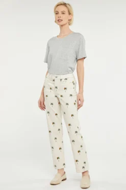 Relaxed Straight Ankle Jeans - Cirque Des Palmes 11 Relaxed Straight Ankle Jeans - Cirque Des Palmes -Nydj Apparel Shop MFOZ8576 SP016 5