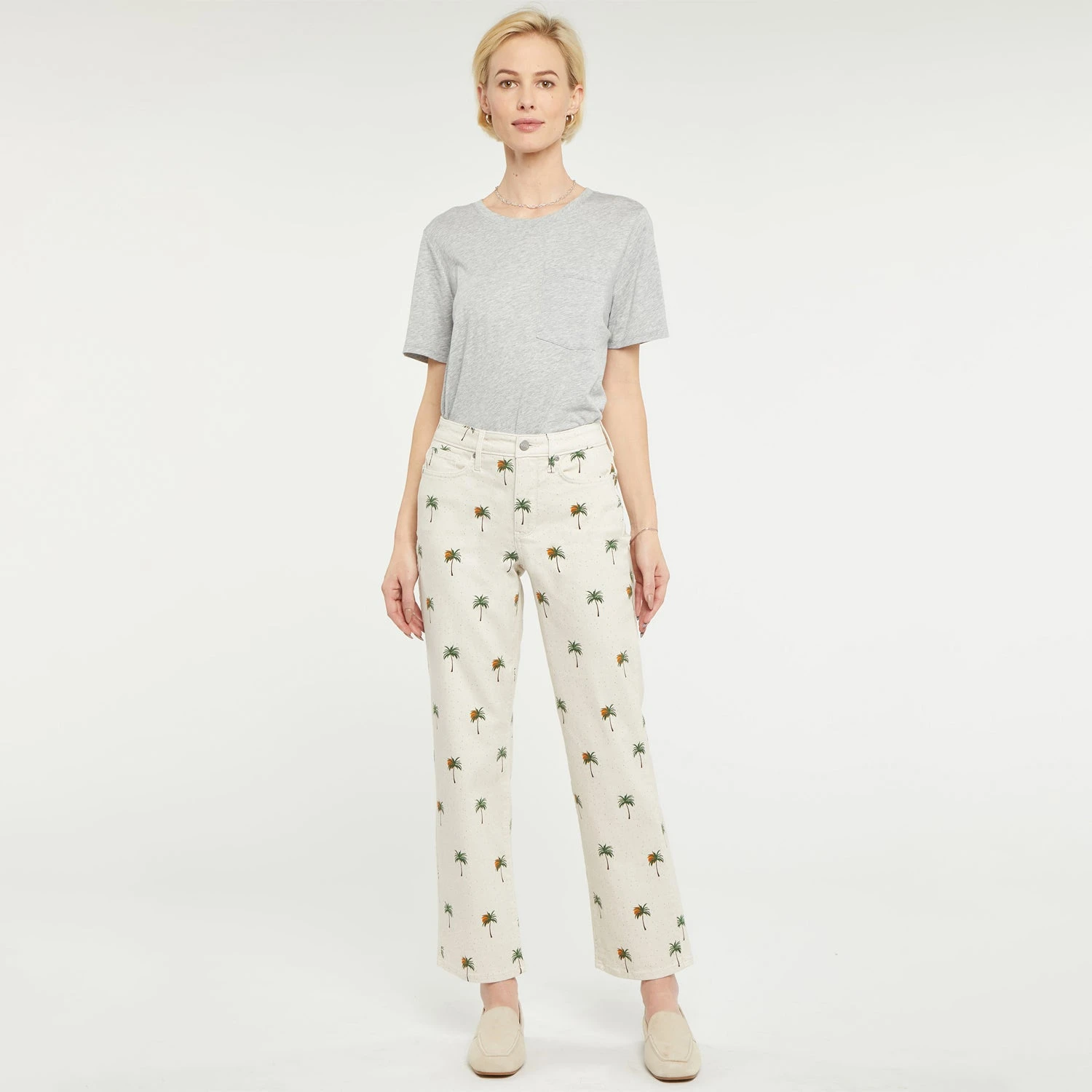 Relaxed Straight Ankle Jeans - Cirque Des Palmes 7 Relaxed Straight Ankle Jeans - Cirque Des Palmes - Image 7