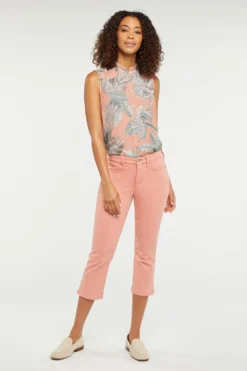 Chloe Capri Jeans - Terra Cotta