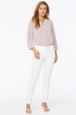 Skinny Ankle Pull-On Jeans - Optic White -Nydj Apparel Shop MFOZPA2570 157 4