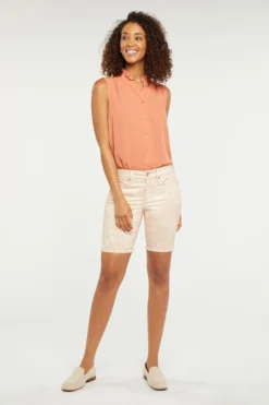 Ella Denim Shorts - Daydream Leopard