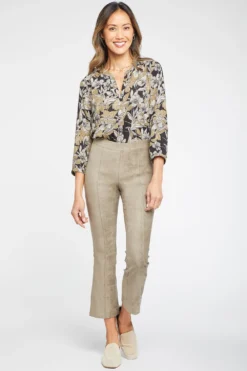 Slim Bootcut Pull-On Pants - Saddlewood -Nydj Apparel Shop MFSK2418 SADLW 6