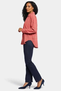 Becky Blouse - Brentford Plaid -Nydj Apparel Shop MGGQ4254 BRNTD 3