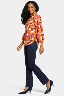 Paulina Peasant Blouse - Gingervale -Nydj Apparel Shop MGGQ4255 F2006 3