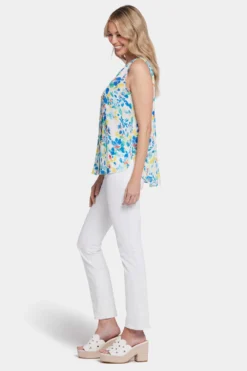 Sleeveless Pintuck Blouse- Willow Springs 9 Sleeveless Pintuck Blouse- Willow Springs -Nydj Apparel Shop MGGT3256 S2066 3
