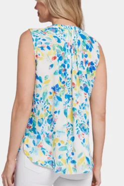 Sleeveless Pintuck Blouse- Willow Springs 12 Sleeveless Pintuck Blouse- Willow Springs -Nydj Apparel Shop MGGT3256 S2066 6
