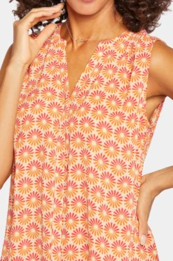 Sleeveless Pintuck Blouse - Morning Glory -Nydj Apparel Shop MGGT3256 U1066 6 07967017 fc82 4a66 bf79 ec5784476deb