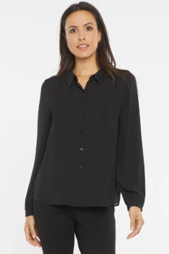 Modern Blouse - Black 9 Modern Blouse - Black -Nydj Apparel Shop MGGT3925 858 4