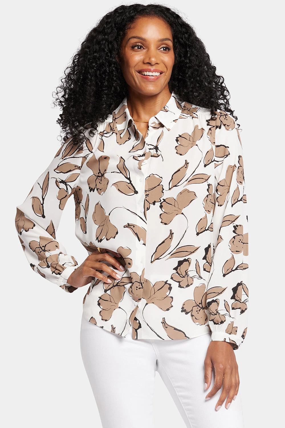 Modern Blouse - Lotus Island 4 Modern Blouse - Lotus Island - Image 4