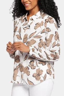 Modern Blouse - Lotus Island 12 Modern Blouse - Lotus Island -Nydj Apparel Shop MGGT3925 S2055 6