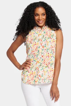 Sleeveless Ruffle Neck Blouse - Veronica Springs 10 Sleeveless Ruffle Neck Blouse - Veronica Springs -Nydj Apparel Shop MGGT4039 S2058 4