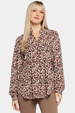 Pleated Front Tunic - Evita -Nydj Apparel Shop MGGT4043 F2017 4