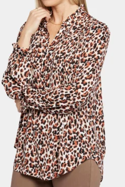 Pleated Front Tunic - Evita -Nydj Apparel Shop MGGT4043 F2017 6