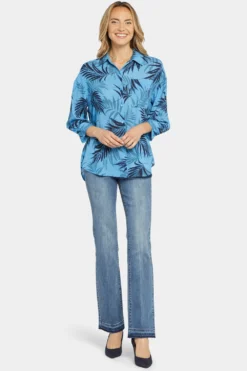 Zoey Blouse - Lake Palm -Nydj Apparel Shop MGGT4159 H1069 5