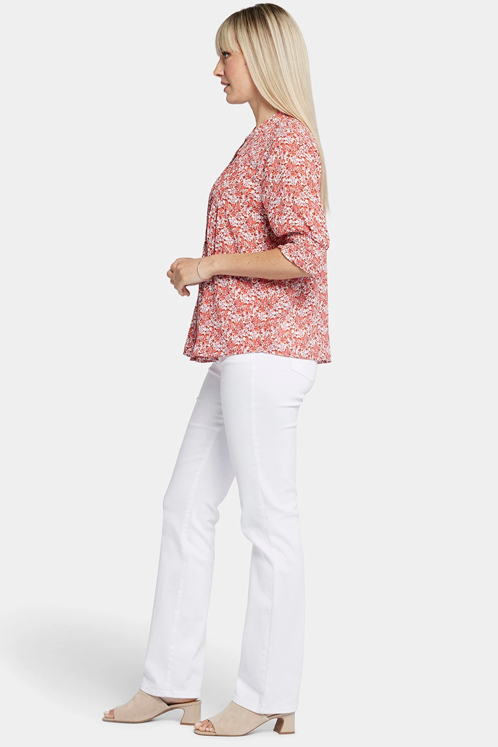 Pleated Short Sleeved Blouse - Pollyanna 3 Pleated Short Sleeved Blouse - Pollyanna - Image 3