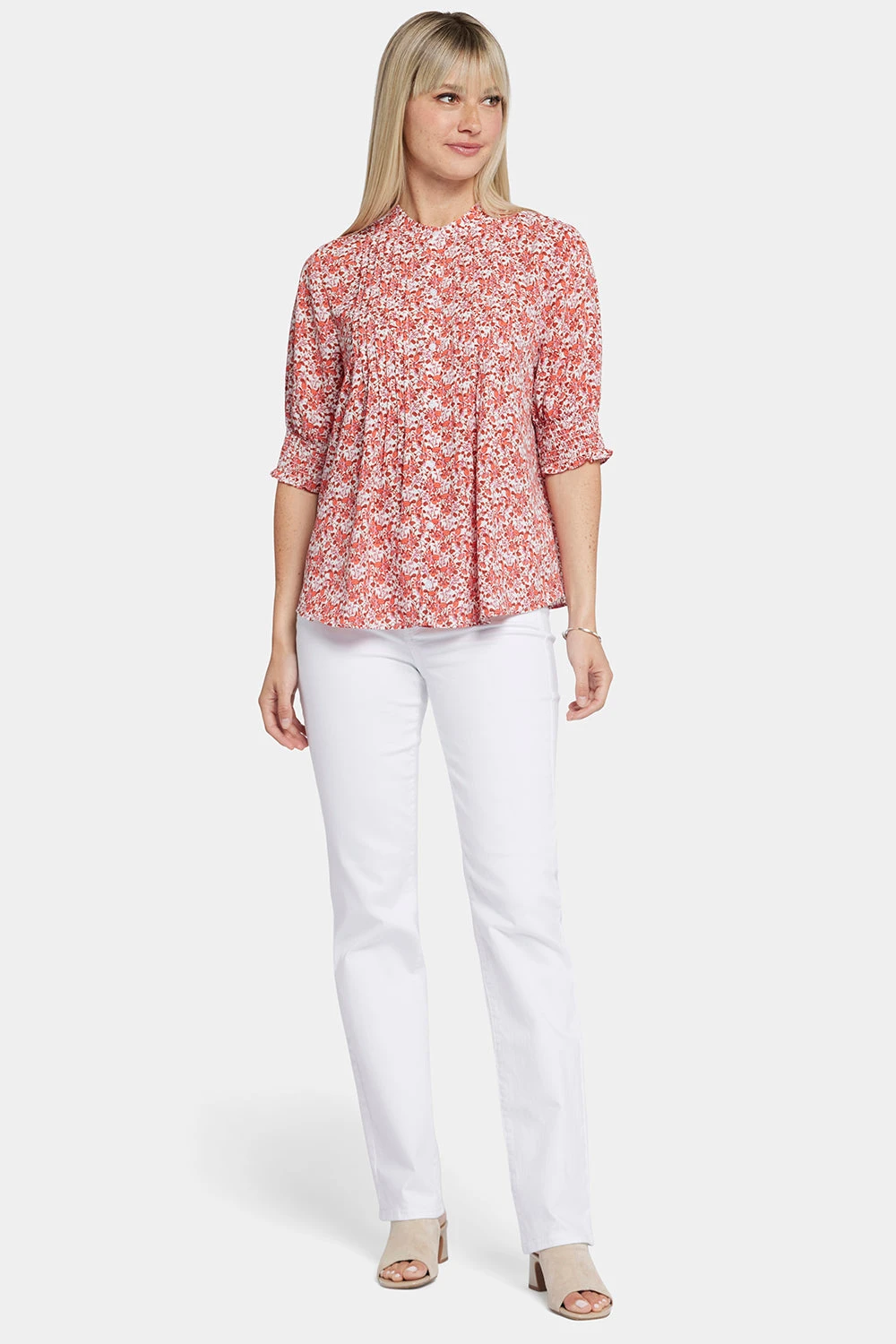 Pleated Short Sleeved Blouse - Pollyanna 5 Pleated Short Sleeved Blouse - Pollyanna - Image 5