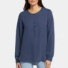 Simone Blouse - Oxford Navy
