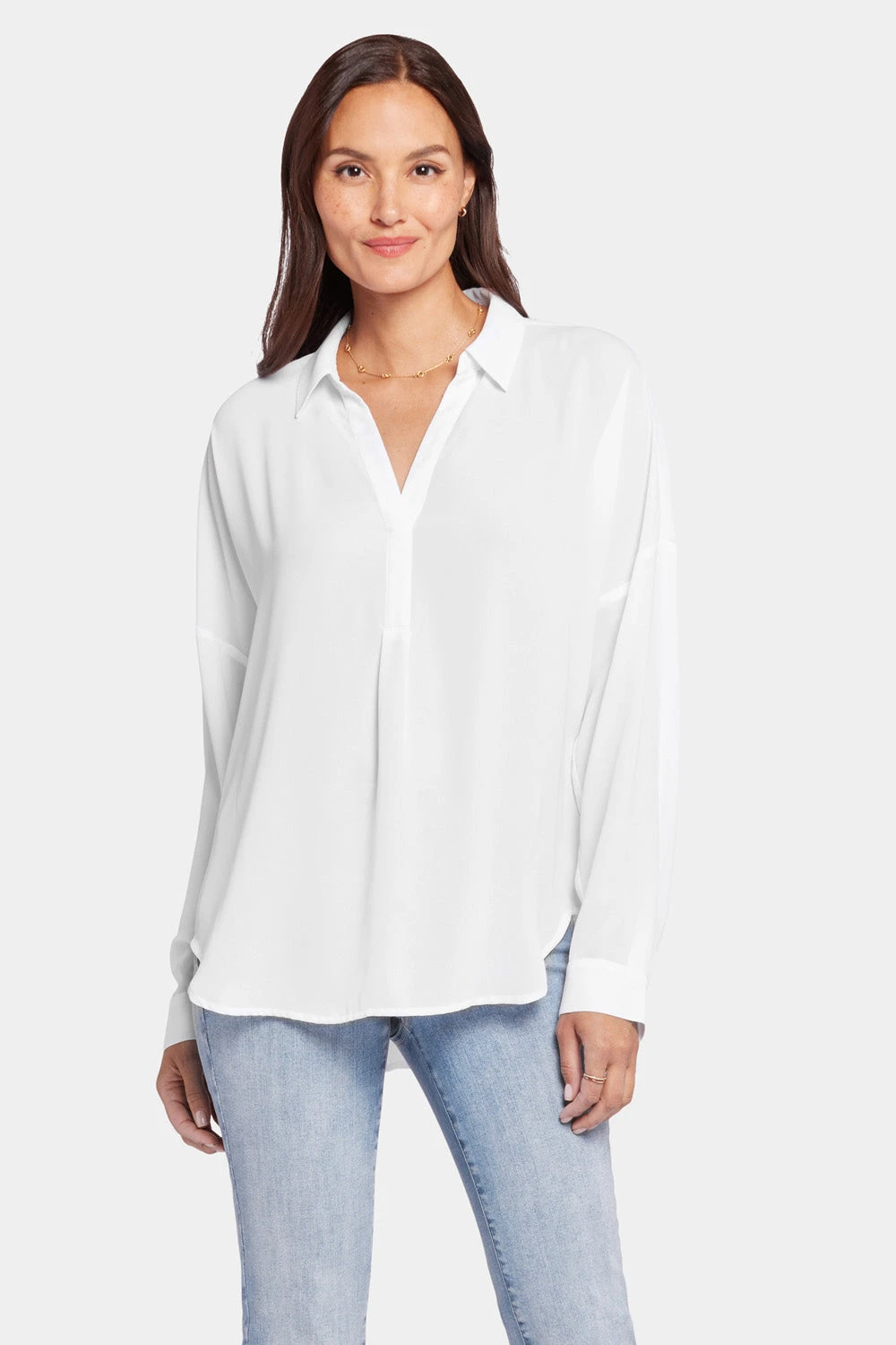 Becky Blouse - Optic White 1 Becky Blouse - Optic White