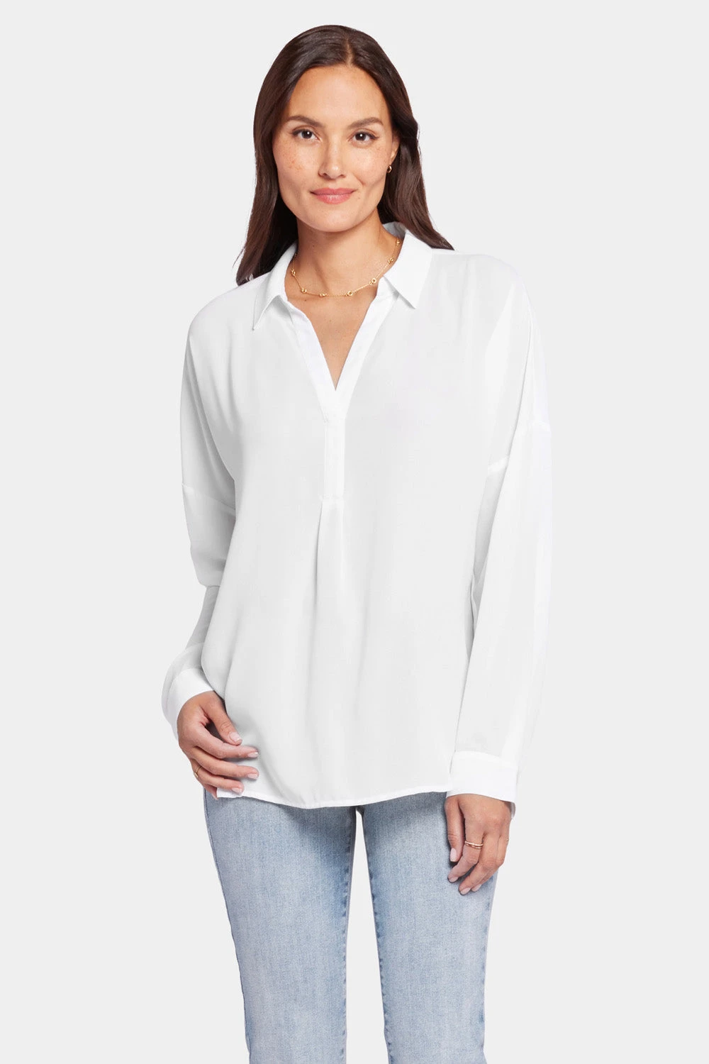 Becky Blouse - Optic White 4 Becky Blouse - Optic White - Image 4