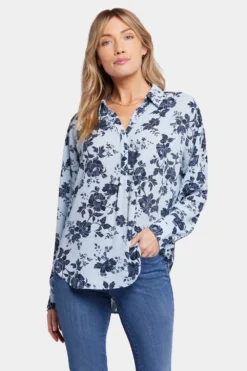 Becky Blouse - Rosemary Petals