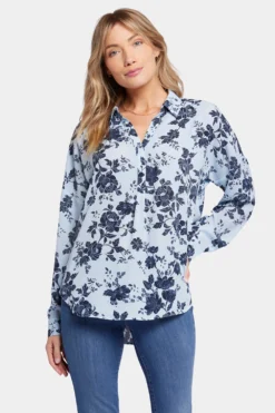 Becky Blouse - Rosemary Petals -Nydj Apparel Shop MGGT4254 F2028 4