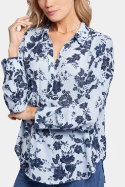 Becky Blouse - Rosemary Petals -Nydj Apparel Shop MGGT4254 F2028 6