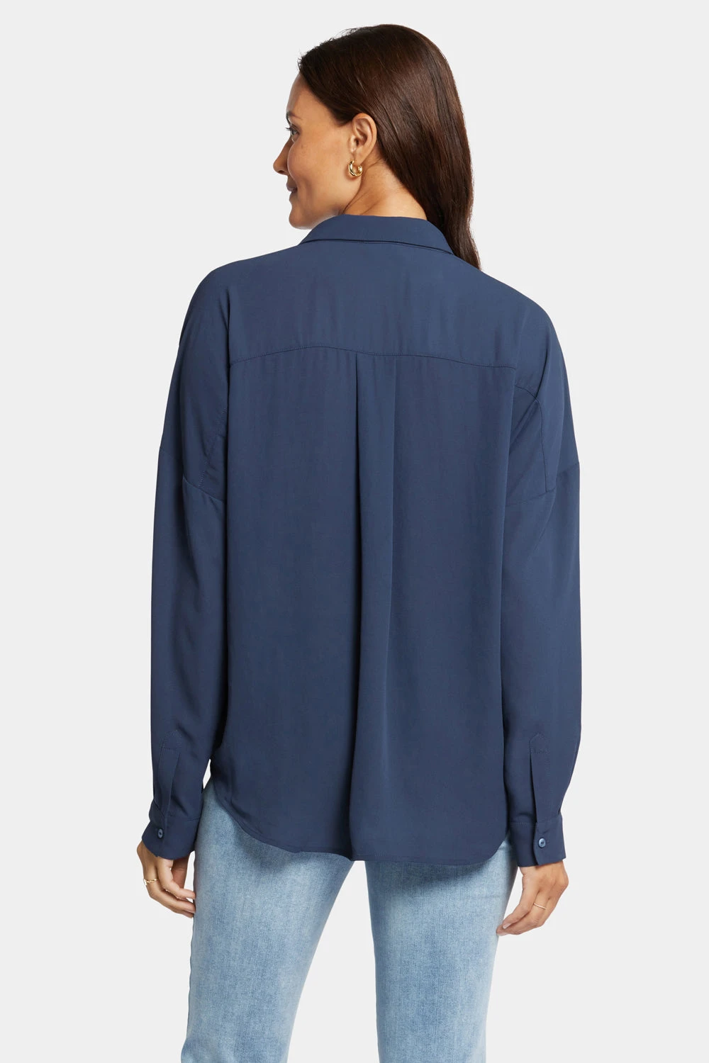 Becky Blouse - Oxford Navy 2 Becky Blouse - Oxford Navy - Image 2
