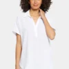 Becky Short Sleeved Blouse - Optic White