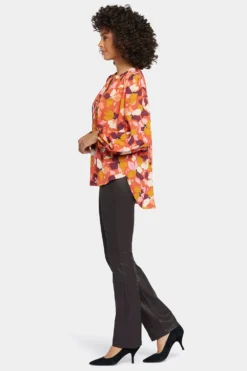 Puff Sleeve Popover Top - Gingervale -Nydj Apparel Shop MGGT4277 F2006 3