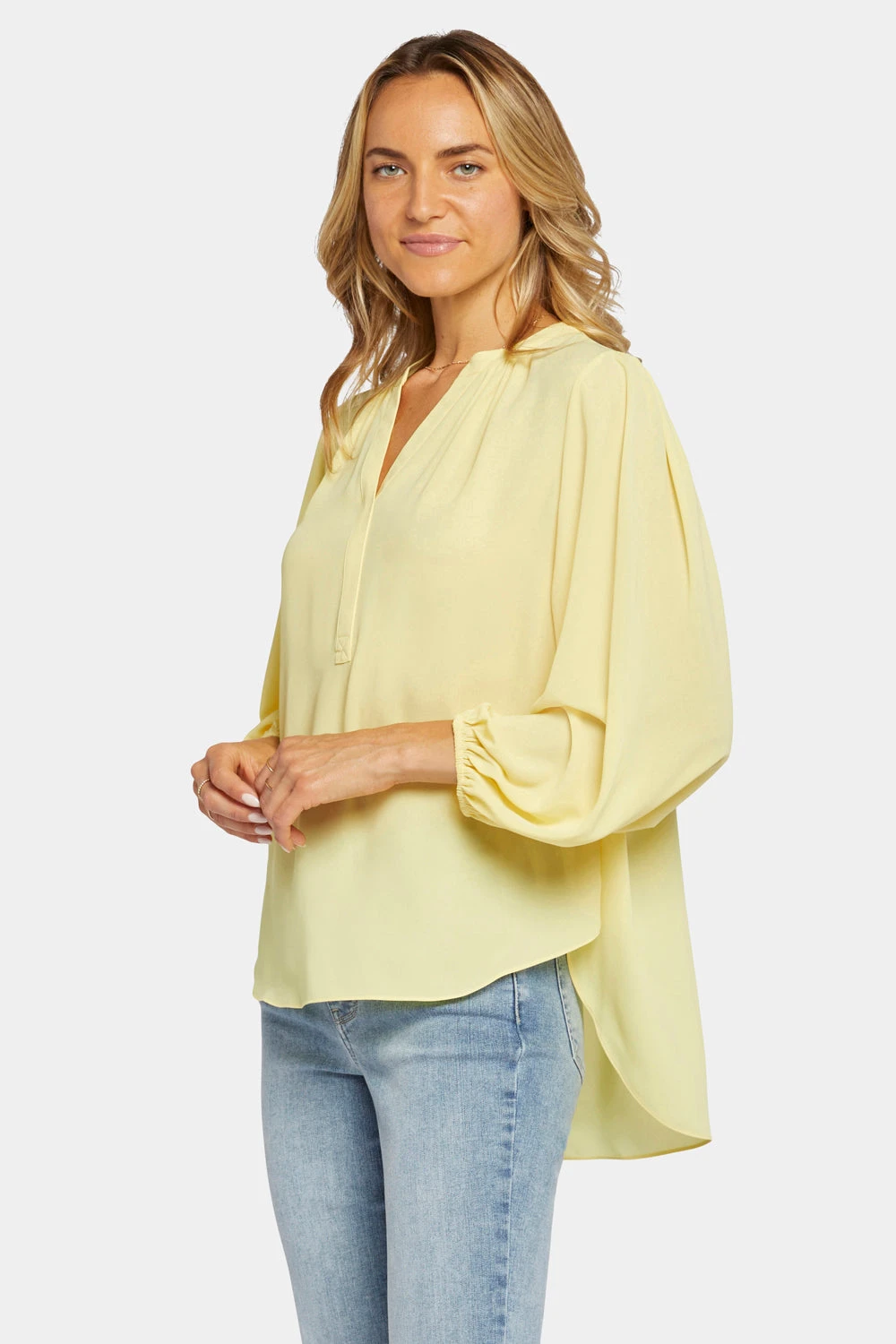 Puff Sleeve Popover Top - Mimosa 4 Puff Sleeve Popover Top - Mimosa - Image 4