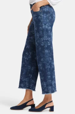 Teresa Wide Leg Ankle Jeans - Indigo Oak Park -Nydj Apparel Shop MGTBKA8928 INDGO 3