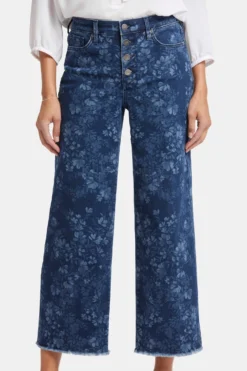 Teresa Wide Leg Ankle Jeans - Indigo Oak Park -Nydj Apparel Shop MGTBKA8928 INDGO 6