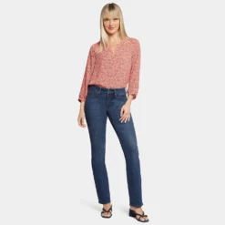 Marilyn Straight Jeans - Mesquite 11 Marilyn Straight Jeans - Mesquite -Nydj Apparel Shop MGTBMS2299 MESQU DPA