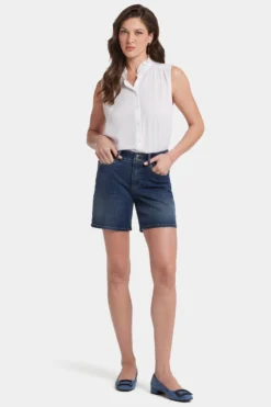 Frankie Relaxed Denim Shorts - Olympus 10 Frankie Relaxed Denim Shorts - Olympus -Nydj Apparel Shop MGTBSH8783 OLYMS 4