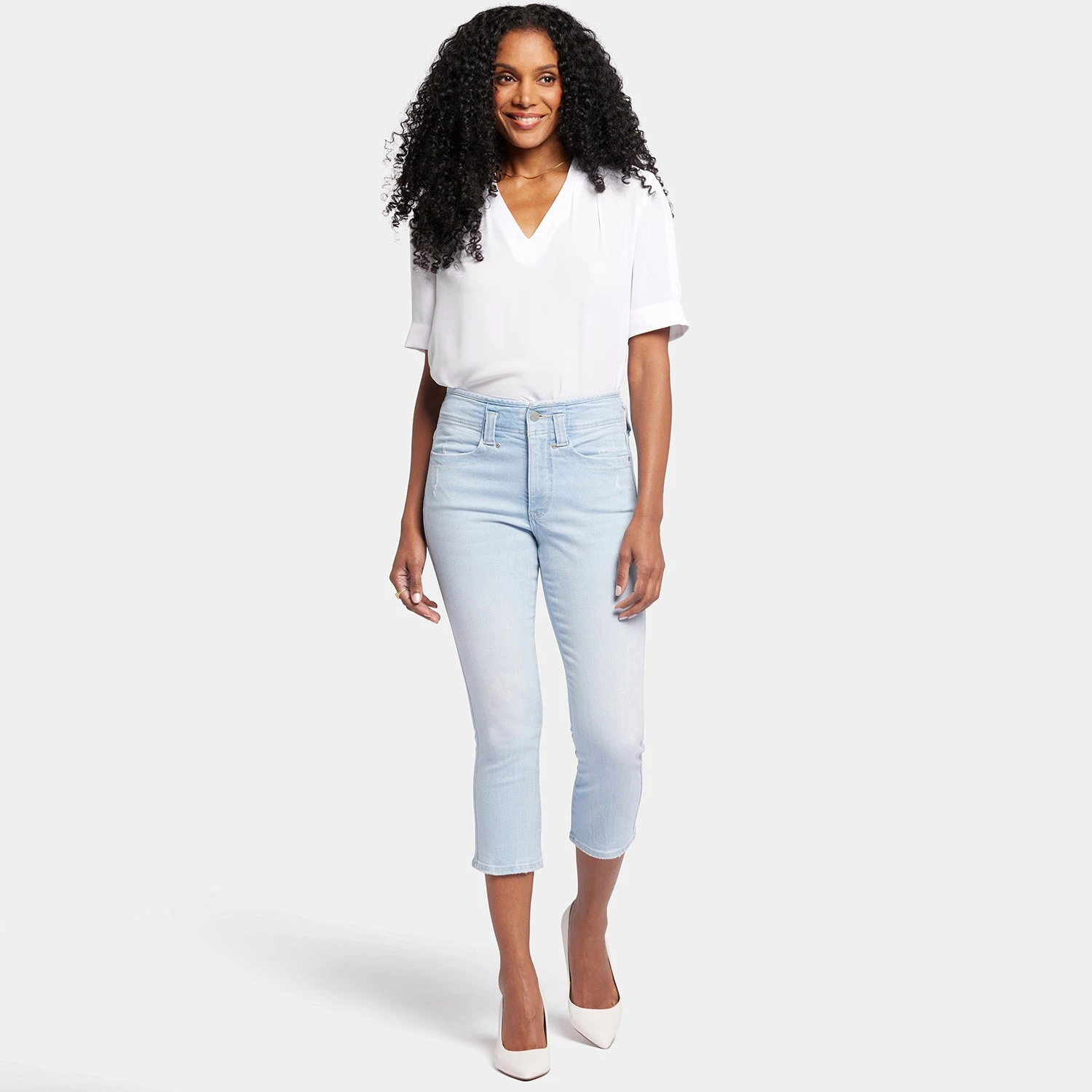 Ami Skinny Capri Jeans- Santorini 7 Ami Skinny Capri Jeans- Santorini - Image 7