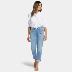 Margot Girlfriend Jeans - Corfu -Nydj Apparel Shop MGWR8215 CORFU DPA