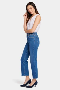 Bailey Relaxed Straight Ankle Jeans - Rockford -Nydj Apparel Shop MGWR8301 RKF 5